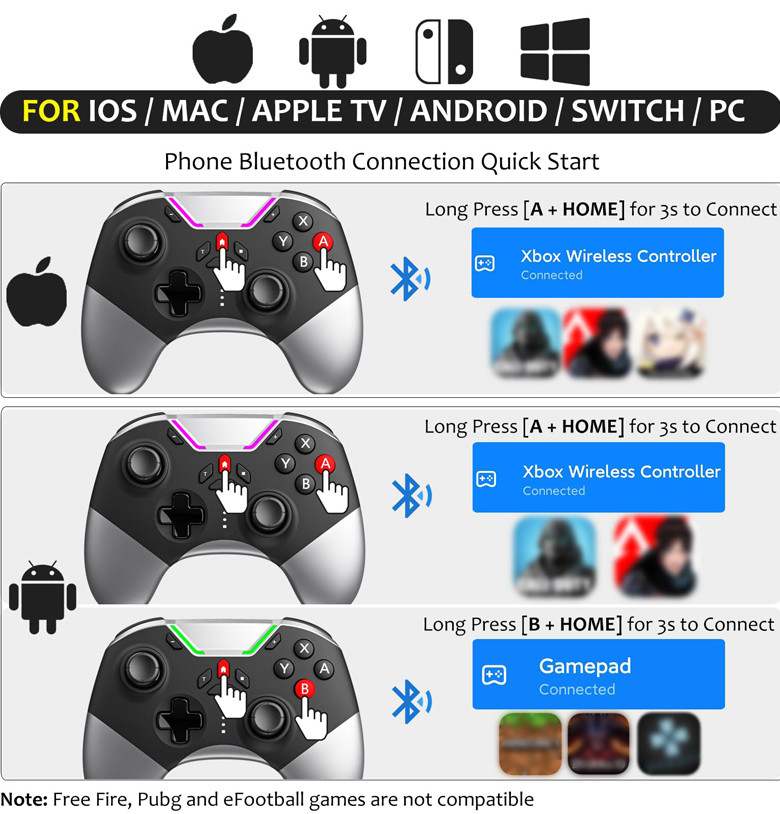 Aghi Bluetooth Controller