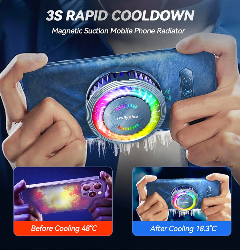 Trullypine Magnetic Cell Phone Cooler