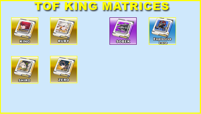 Tof King Matrix - zilliongamer