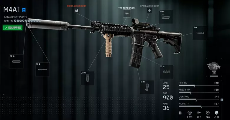 M4A1 Best Attachments Multiplayer | Battlefield 6 - zilliongamer