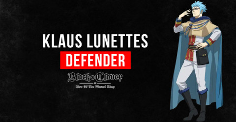 Klaus Lunettes  Black clover anime, Black bull, Anime boy