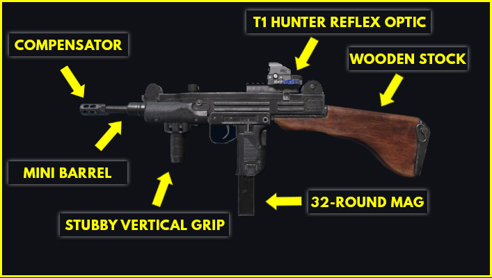 UZI Best Attachments | Blood Strike - zilliongamer