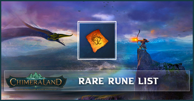Chimeraland Rune Rare Grade