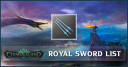 Chimeraland Royal Sword List