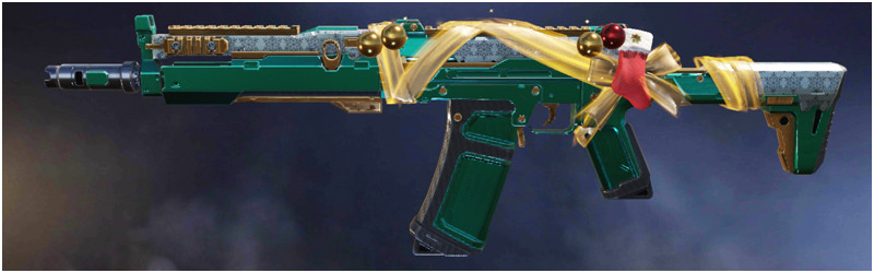 2nd Legendary weapons in COD Mobile: AK117 Holidays.