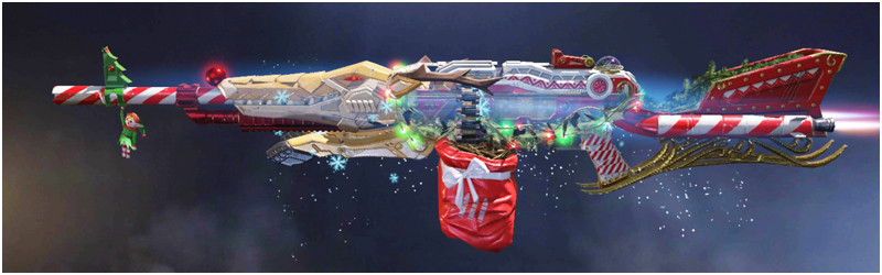 74th Legendary weapons in COD Mobile: PKM Red Nose Revenge