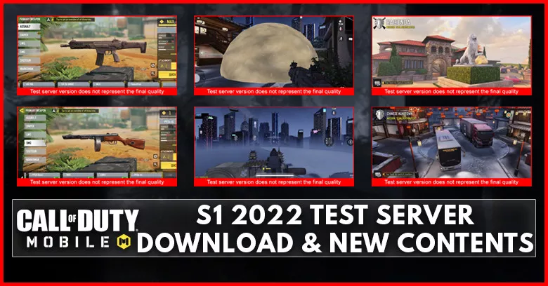 COD Mobile Season 1 2022 Test Server Build