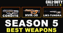 Best Guns in COD Mobile Season 5