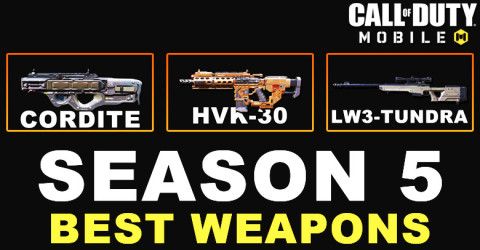 Best Weapons in COD Mobile Season 5 2024 Best Weapons in COD Mobile Season 5 2024