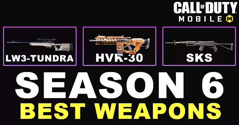 Best Weapons in COD Mobile Season 6 2024
