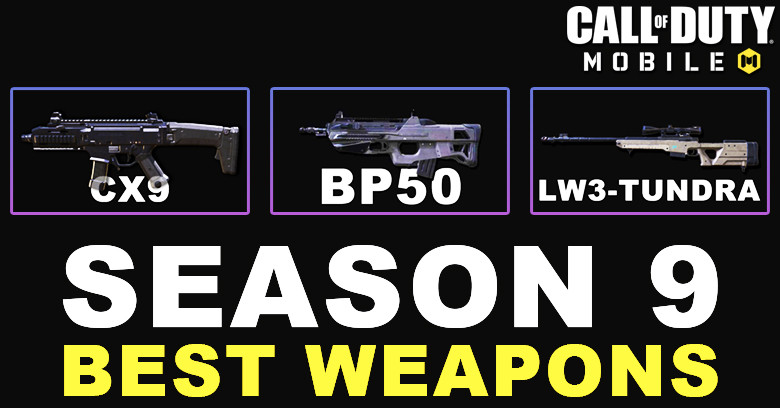 Best Weapons in COD Mobile Season 9 2024