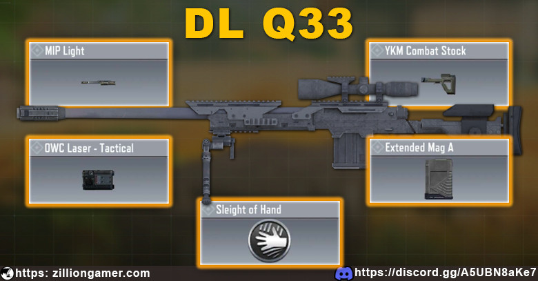 DL Q33 best sniper COD Mobile