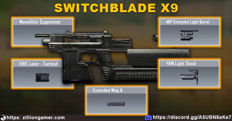 Switchblade X9 best smg COD Mobile