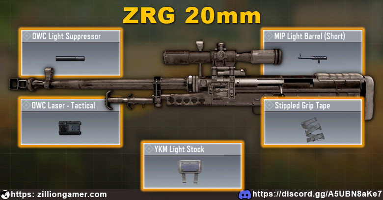 ZRG 20mm second best sniper COD Mobile