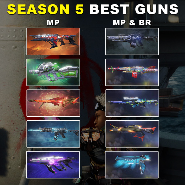 Best Guns in COD Mobile Season 5 Get Wrecked zilliongamer