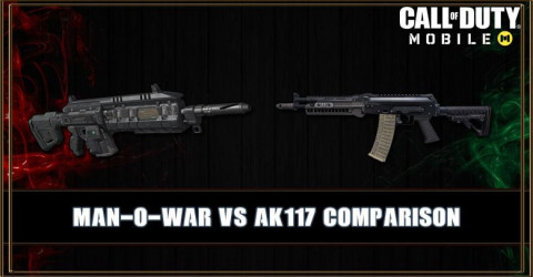 Man-O-War VS AK117 Comparison