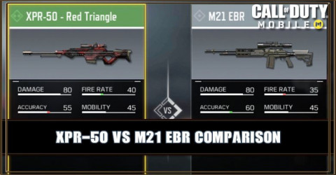 XPR-50 VS M21 EBR Comparison