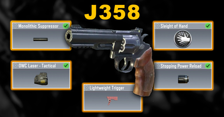 Third Best Pistol in COD Mobile: J358