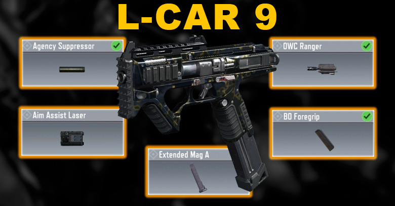 Best Pistol in COD Mobile: L-CAR 9