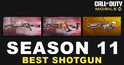 Best Shotgun in COD Mobile Season 11 2023