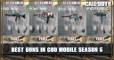 Best Gun in COD Mobile Season 5 With Attachments & Perks