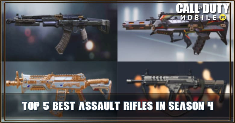 Top 5 Best Assault Rifles in COD Mobile Season 4