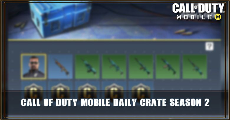 Daily Crate Season 2 Items & Odds