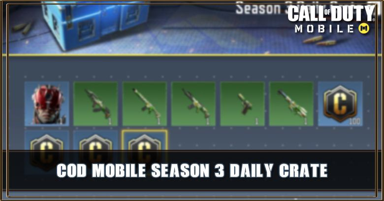Season 3 Daily Crate Items & Odds