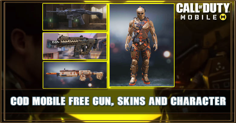 COD Mobile Free Gun, Character and Skin List