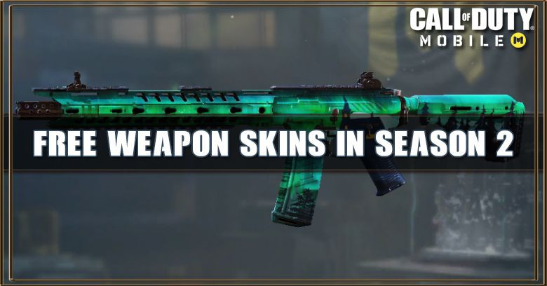 Call of Duty Mobile Season 2: Free Weapon Skins