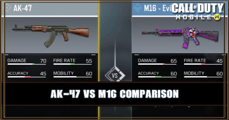 AK-47 VS M16 Comparison