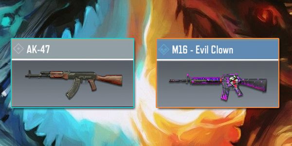 AK-47 VS M16 - Gun Comparison in Call of Duty Mobile.