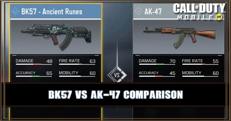 BK57 VS AK-47 Comparison