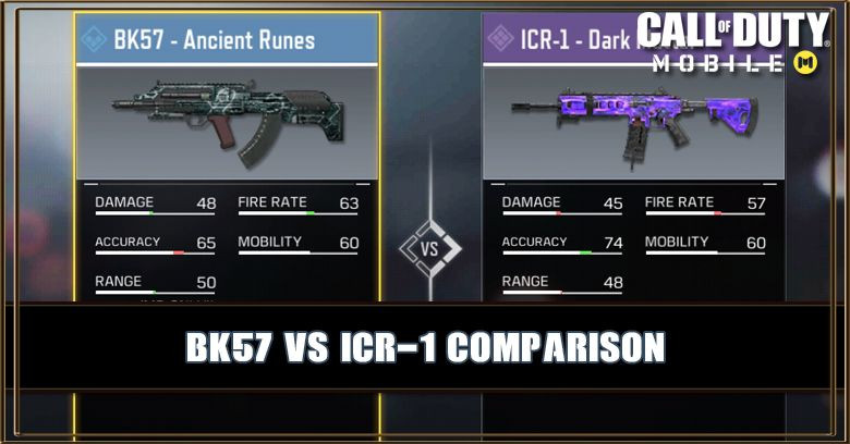 BK57 VS ICR-1 Comparison