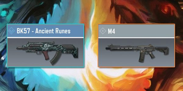 BK57 VS M4 - Gun Comparison in Call of Duty Mobile.