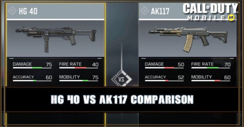 HG 40 VS AK117 Comparison