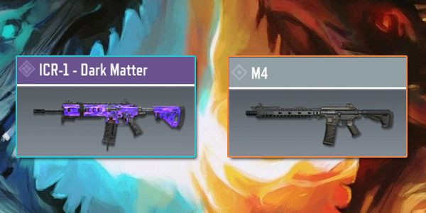 ICR-1 vs M4 - Gun Comparison in Call of Duty Mobile.
