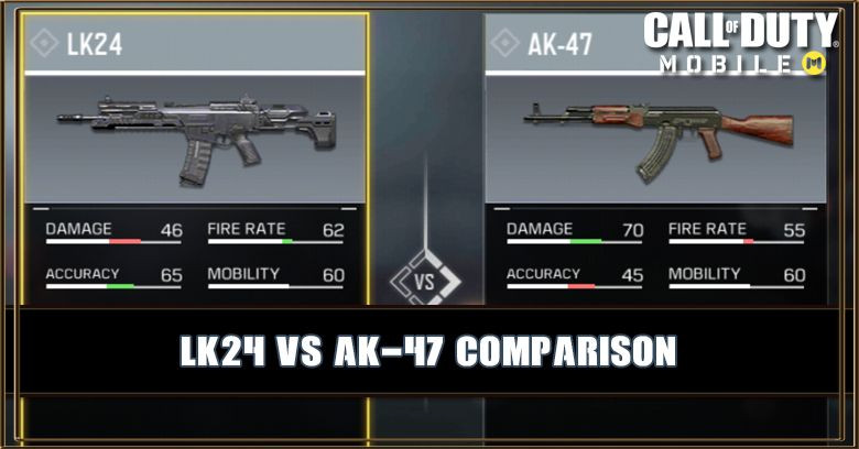LK24 VS AK-47 Comparison