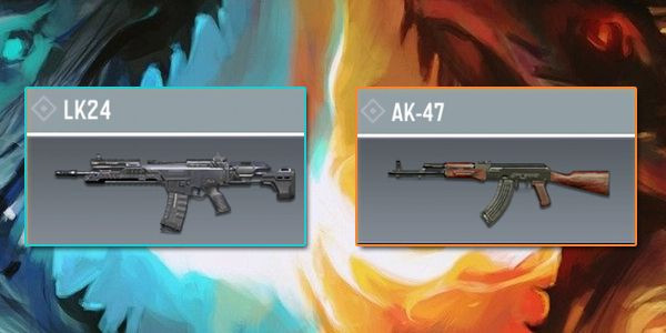 LK24 vs AK-47 - Gun Comparison in Call of Duty Mobile.