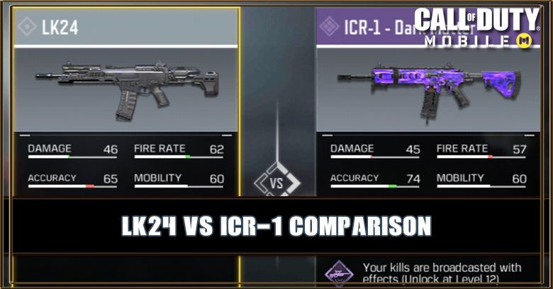LK24 VS ICR-1 Comparison