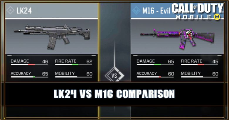 LK24 VS M16 Comparison