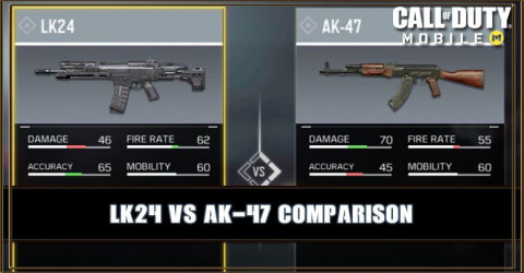 LK24 VS AK-47 Comparison