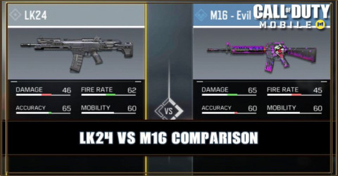 LK24 VS M16 Comparison
