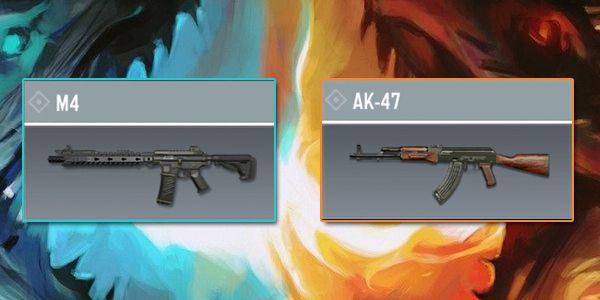 M4 vs AK-47 - Gun Comparison in Call of Duty Mobile.