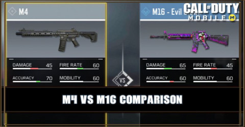 M4 VS M16 Comparison