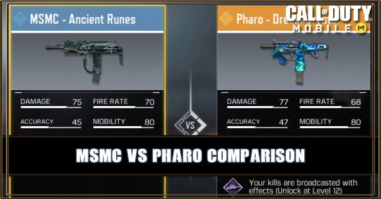MSMC VS Pharo Comparison