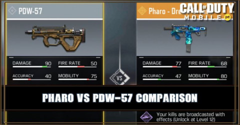 Pharo Vs Pdw 57 Comparison Call Of Duty Mobile Zilliongamer