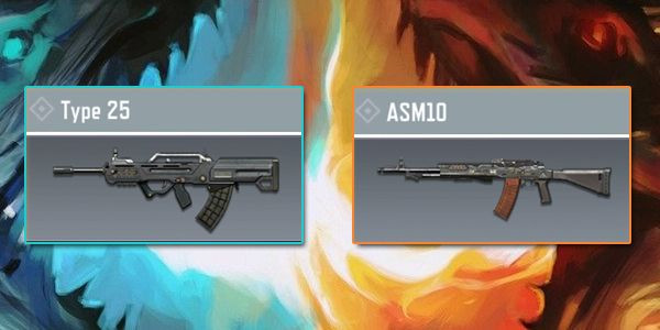 Type 25 vs ASM10 - Gun Comparison in Call of Duty Mobile.