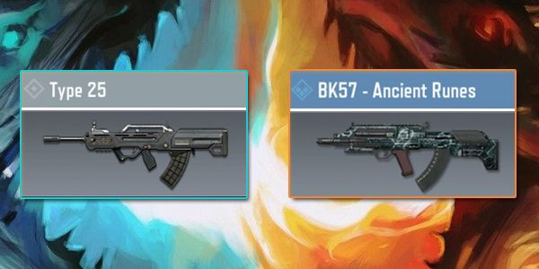 Type 25 VS BK-57 - Gun comparison in Call of Duty Mobile.