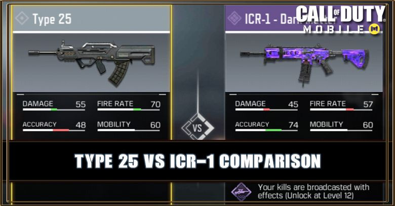 Type 25 VS ICR-1 Comparison